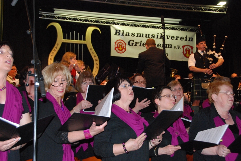 20.03.2010: Blech trifft Stimme - 3. Konzert mit dem Blasmusikverein